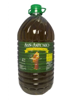 Foto Aceite de oliva virgen    San Antonio PET 5 litros  !!!!!   NUEVO ( caja de 4)